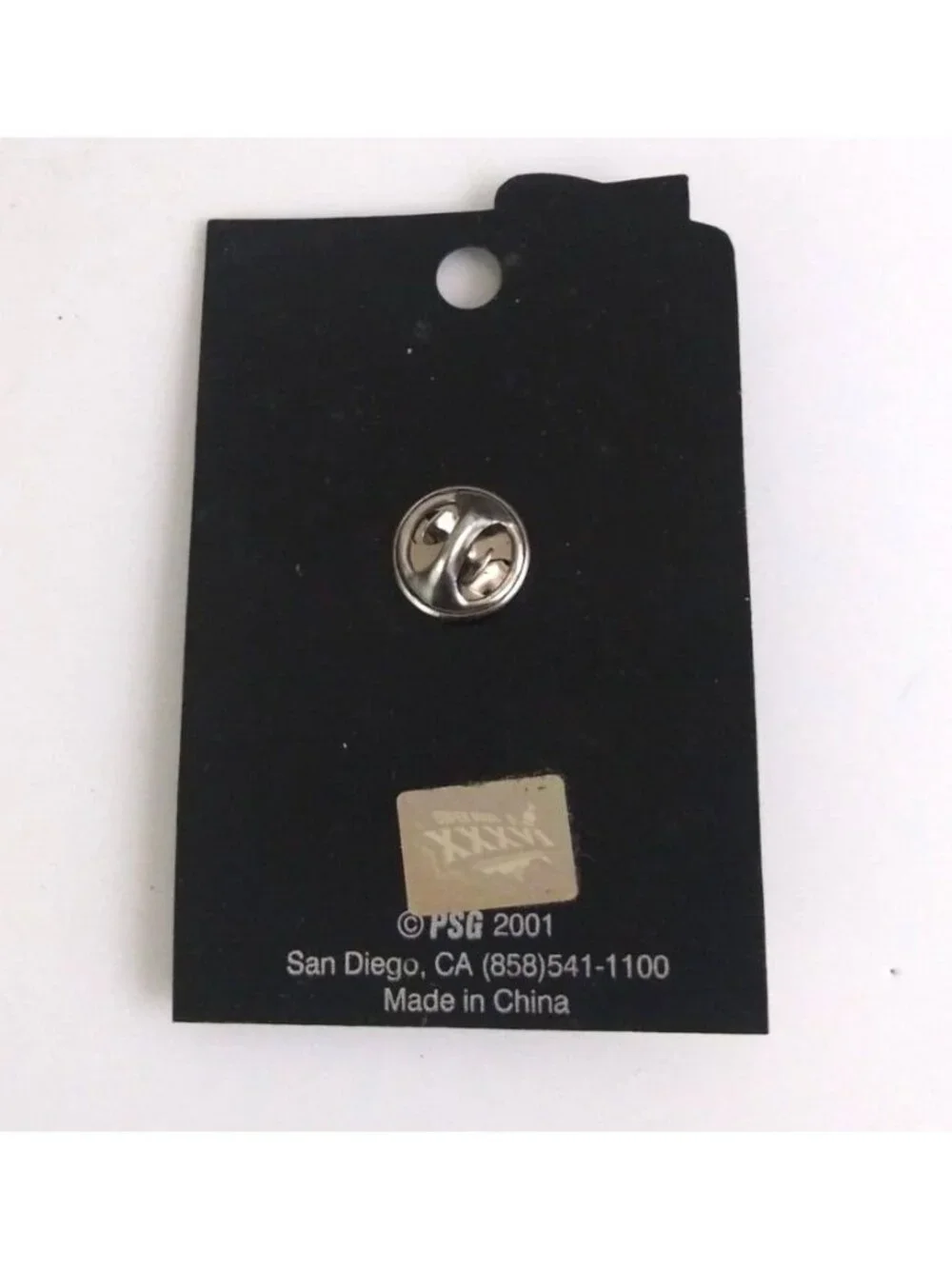 New PSG NFL Super Bowl 2001 New England Patriots Rams Pin XXXVI 36 Football